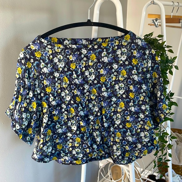 size 8 floral top H&M - Picture 1 of 1